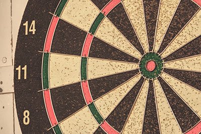 How to clean a wooden dartboard?